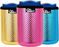 Vista 13 de WKieason Fundas aislantes estándar de 12 onzas, fundas aislantes para latas estándar, fundas para botellas de cerveza de 12 onzas, soporte