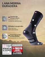 Șosete de drumeție unisex din lână merino DANISH ENDURANCE cu amortizare anti-bășici, pentru bărbați și femei, set de 3 sau 5 perechi 2
