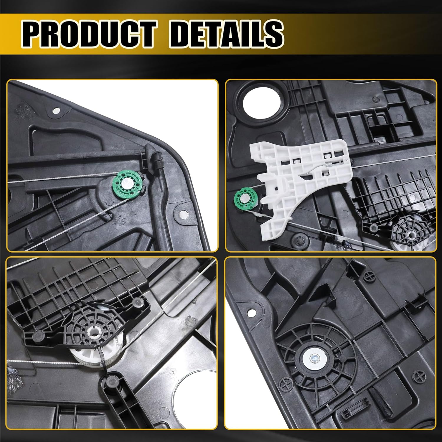 GXARTS Rear Left Side Power Window Regulator Panel 83471D9000 Compatible with Kia Sportage Sport 2017 2018 2019 2020 2.0L 2.4L