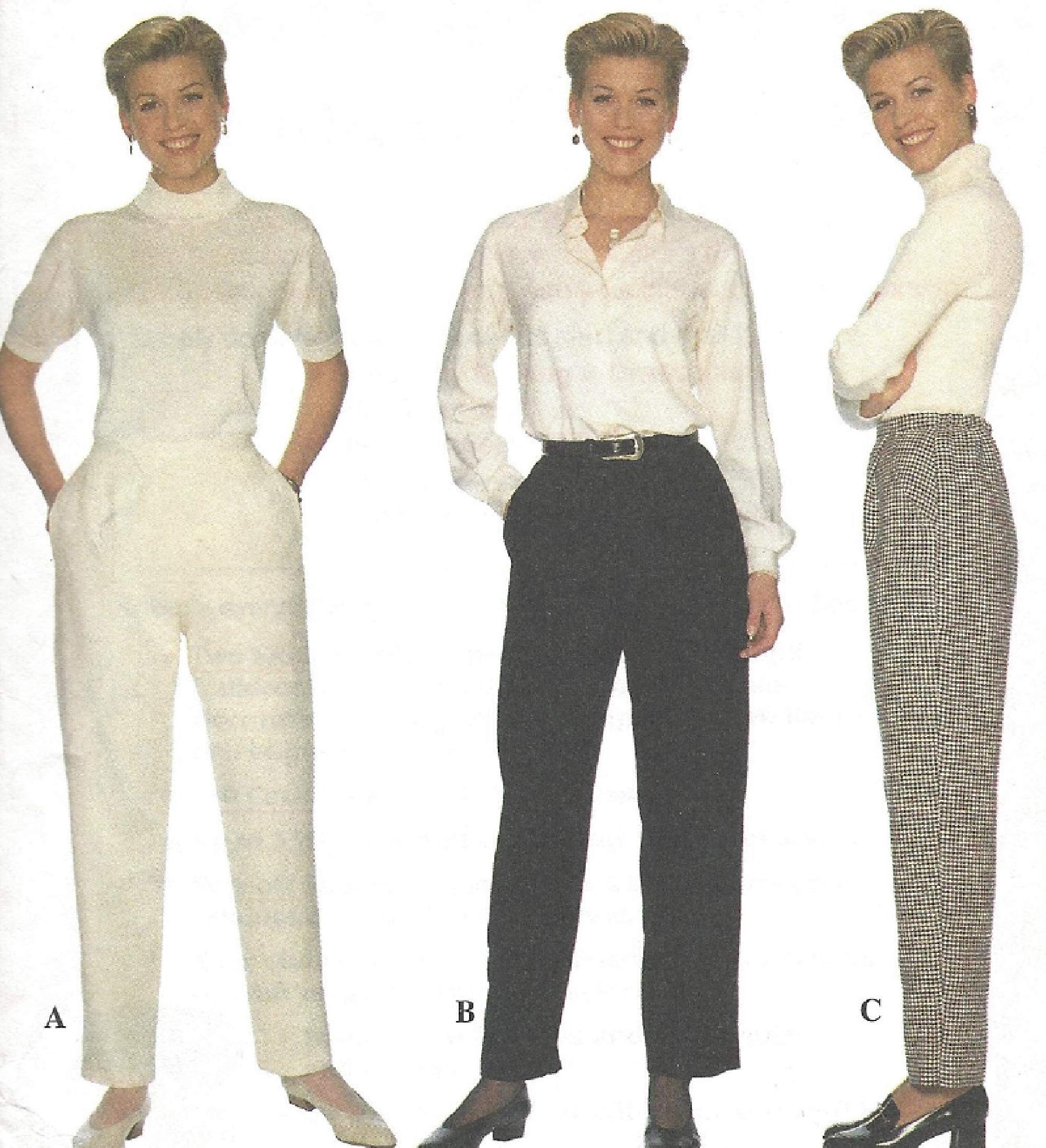 Patron de pantalon Simplicity 7848 tailles 14 à 18 coupe confort