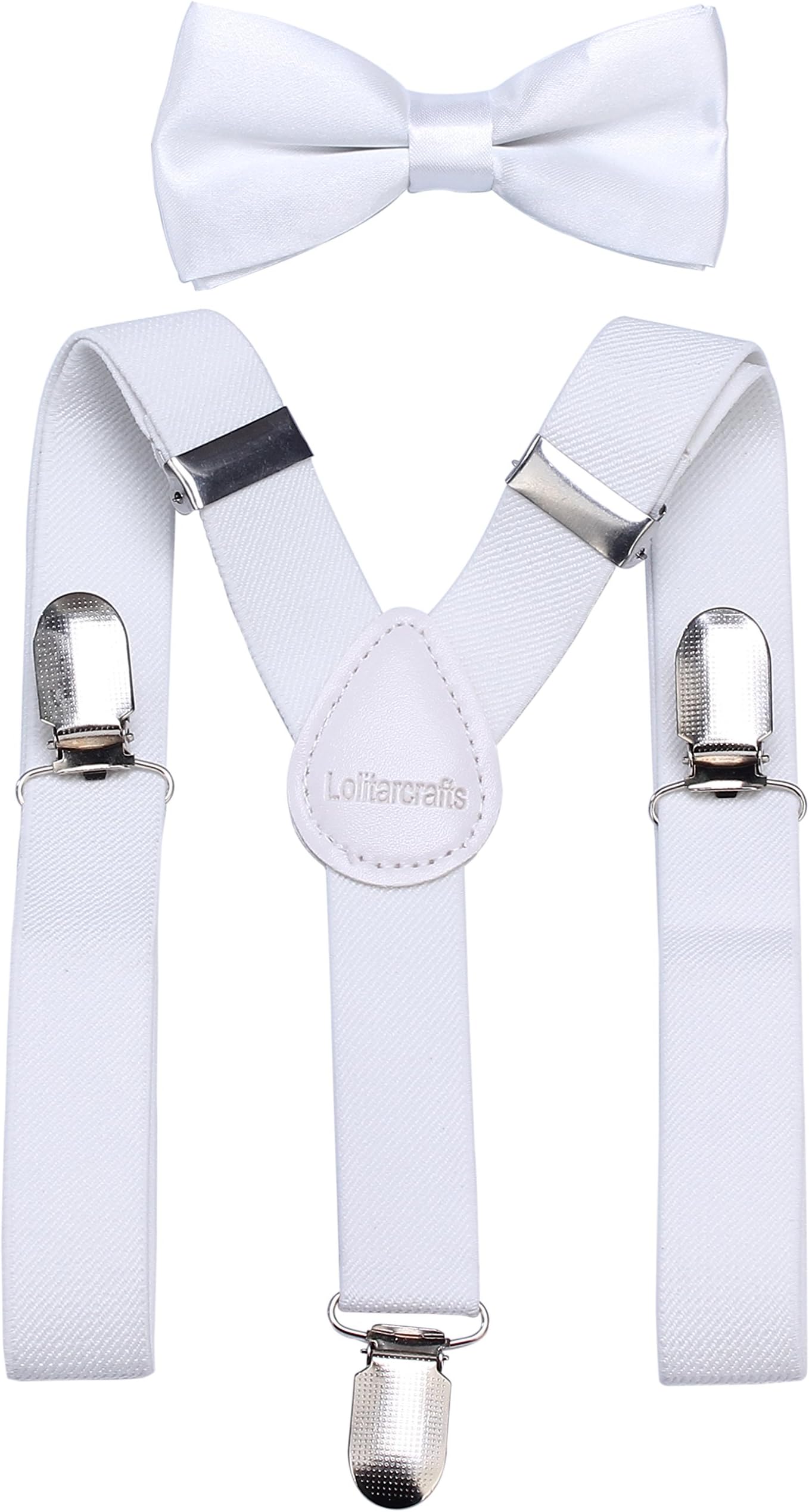 Baby Kids Boy Girl Elastic Suspender Bow Tie Set