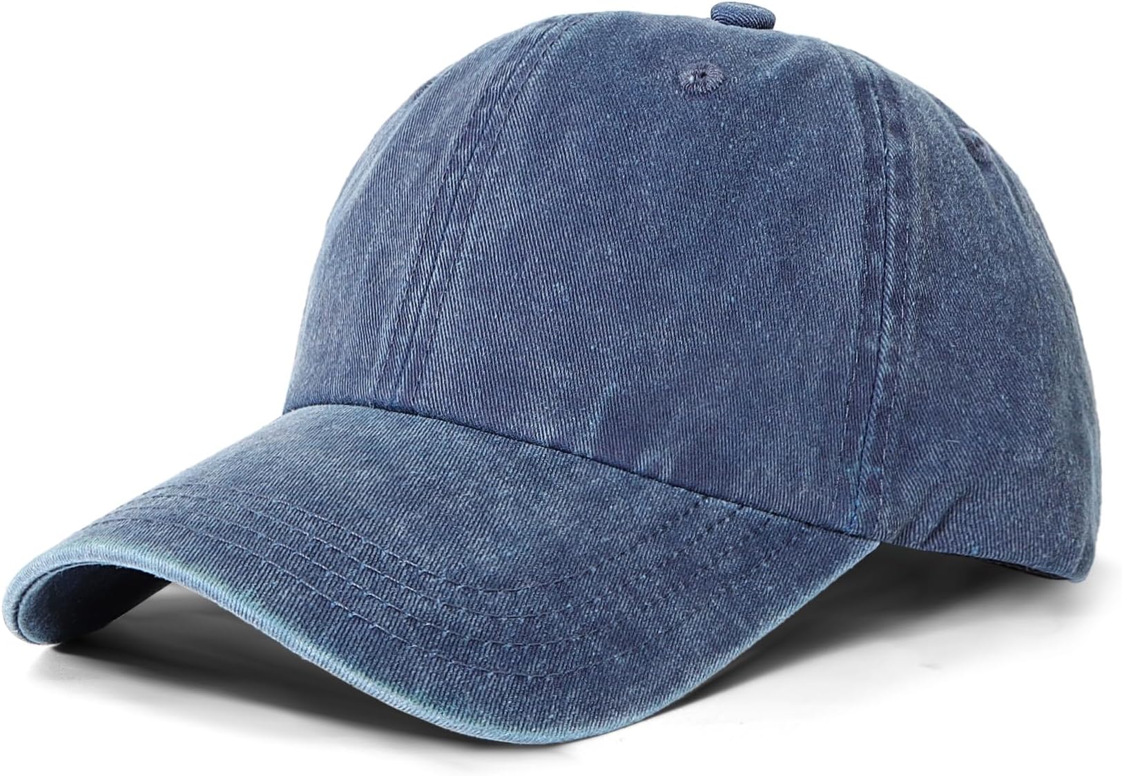Baseball Cap Mens - Peak Embroidery Classic Washed Vintage Relxed Dad Cap Adjustable Summer Sun Hat Sports Strapback Cap for Men Outdoor UK