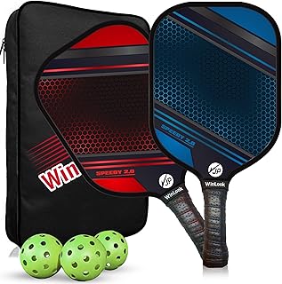 Premium Pickleball Paddles Set - USAPA Approved Graphite Rackets for Women & Men and Pickleball Balls for Indoor or Outdoor Play. Pickleball Set - Racquets, Pickleballs & Carry Bag