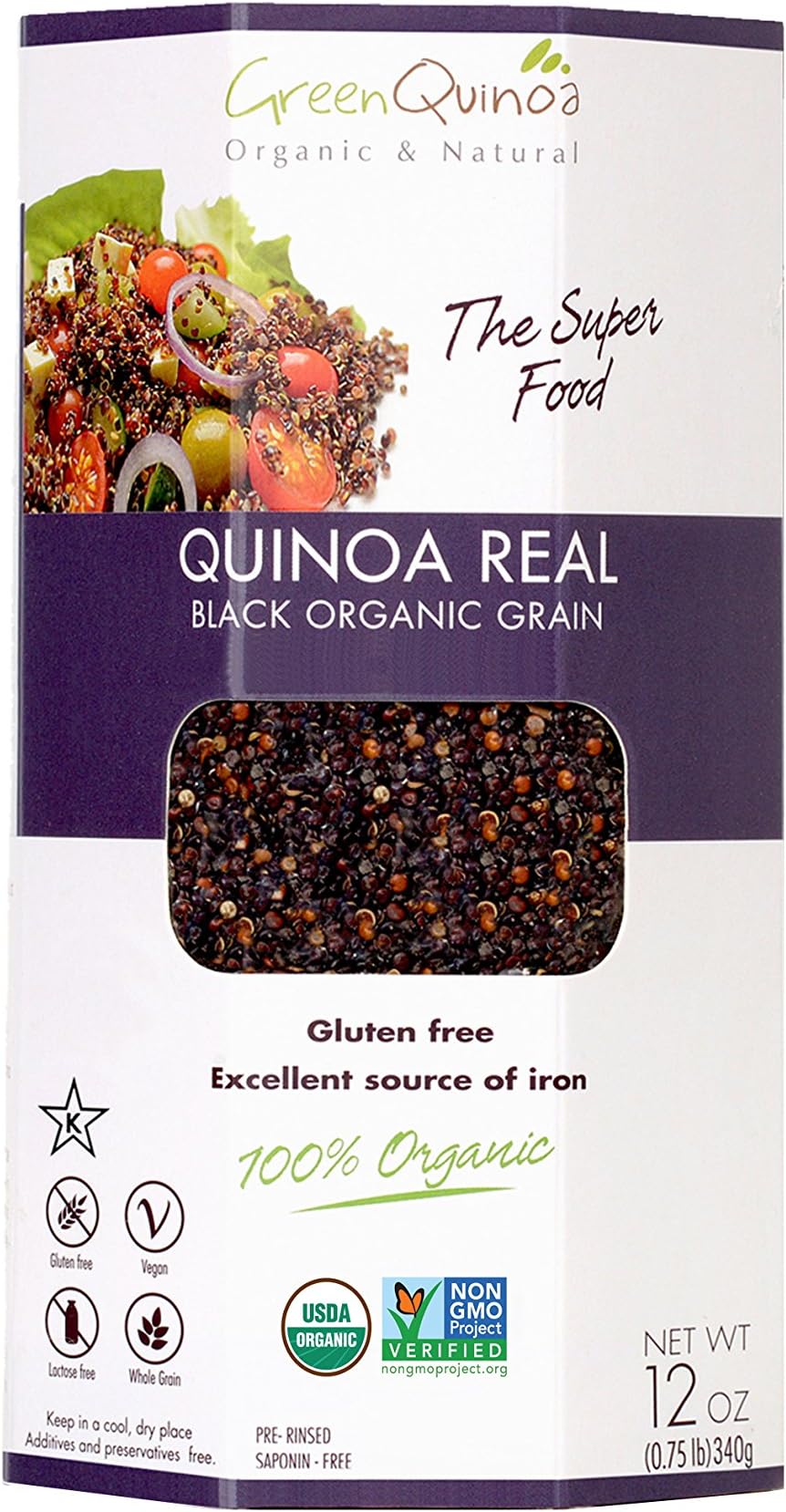Black Organic Royal Quinoa - Pack of 6