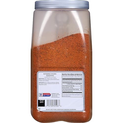 Vista 2 de McCormick Culinary Condimento para pollo asado, 6.5 libras, un recipiente de 6.5 libras de condimento de pollo asado para platos de aves de corral