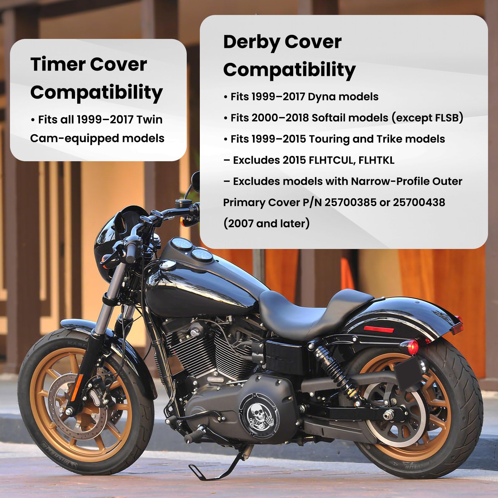 Motorrad Bremsbeläge Kohlefaser – Für Harley Davidson Dyna Modelle 2005–2007, Vorne & Hinten