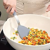 Vista 7 de To encounter 5 Pieces Silicone Spatula Set, Non-Stick Silicone Turner Spatulas, Heat Resistance Cooking Utensils, Flip Turner for Fish, Egg