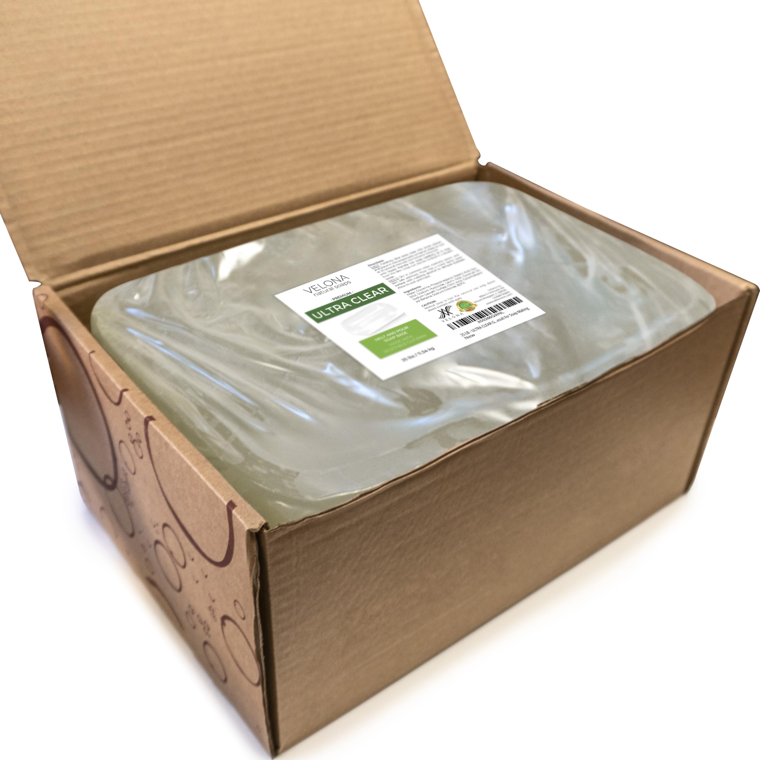 Amazon.com: velona 25 LB - Ultra Clear Melt & Pour Glycerin Soap