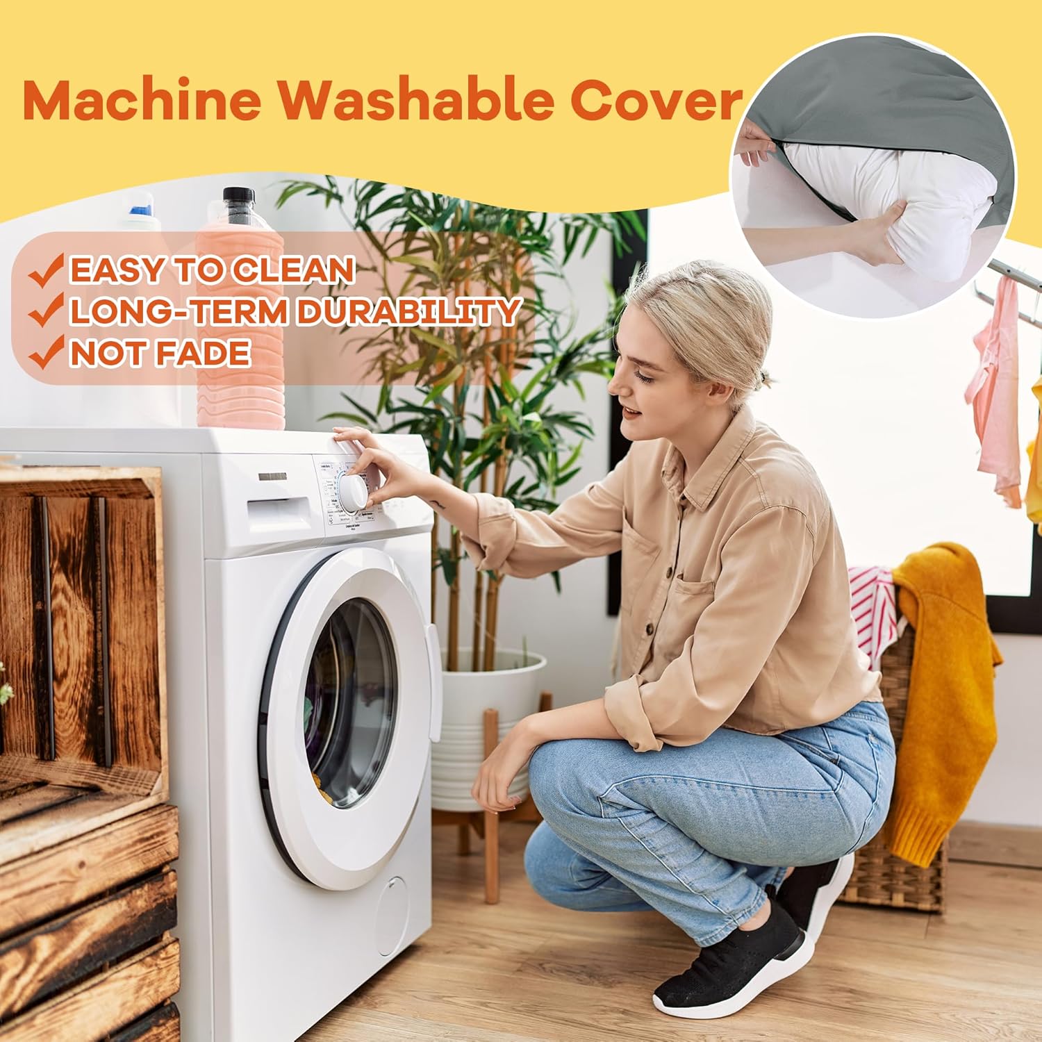 MABOZOO Foldable Travel Dog Bed, Outdoor Camping Dog Bag Bed Pet Pad with Carry Handles, Waterproof Pet Mattress Mat for Small, Medium, and Large Dogs Cats (Gray, 44x32x5 in)