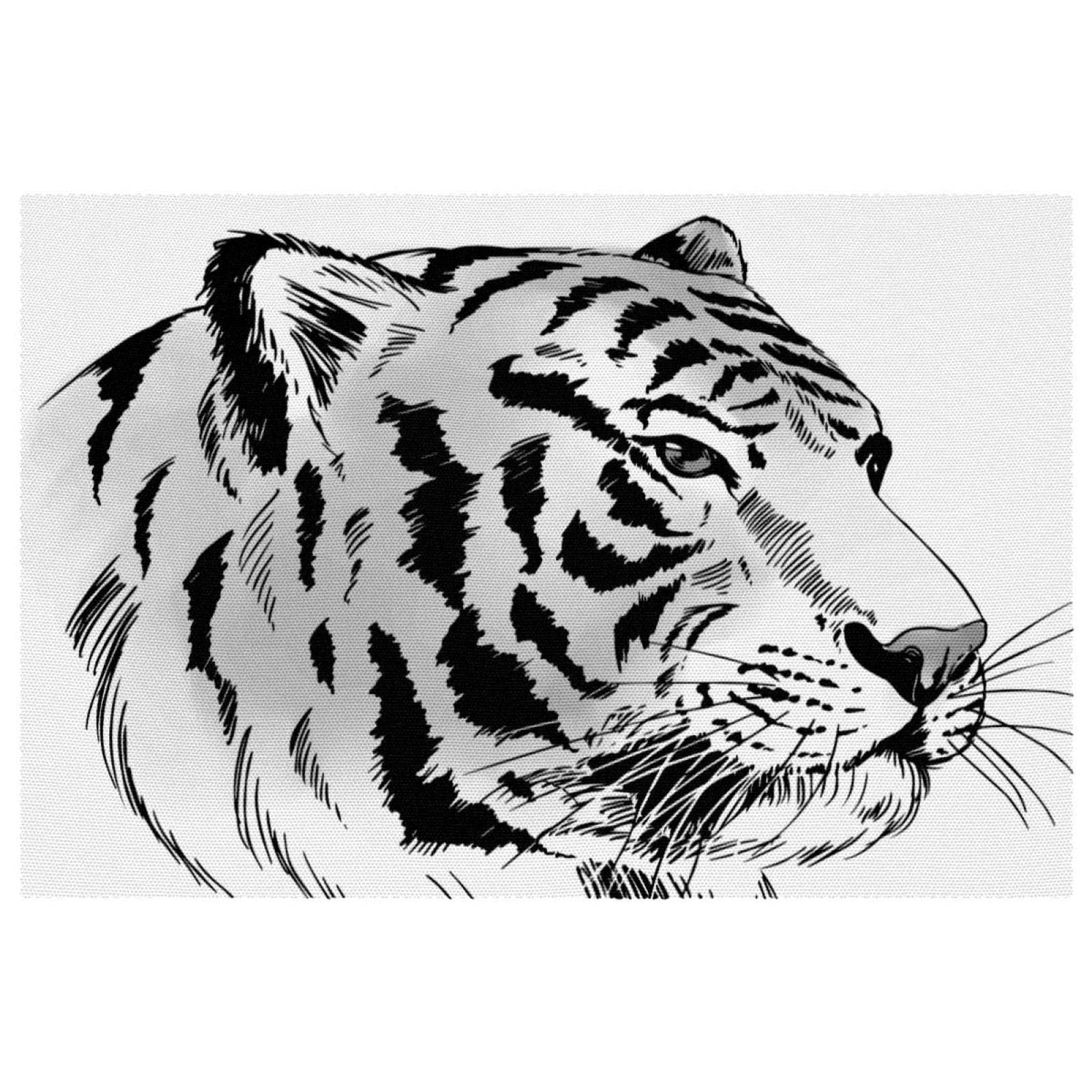 Sets de table Tiger (lot de 6) de 30,5 x 45,7 cm résistants à la chaleur