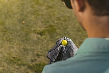 Sunday Golf Microfiber Golf Towel by | Waffle Pattern with Center Slit | 14 x 40 inches | Premium Fabric & Super Absorbent