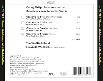 G・P TELEMANN QUATRE CONCERTOS 83 Telemann, G. P. _ Concerto à 4 C-Dur, TWV 43:C2 [S, A, Vla