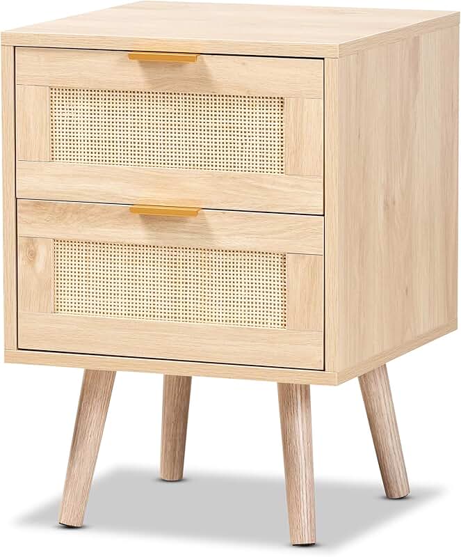 light oak nightstand