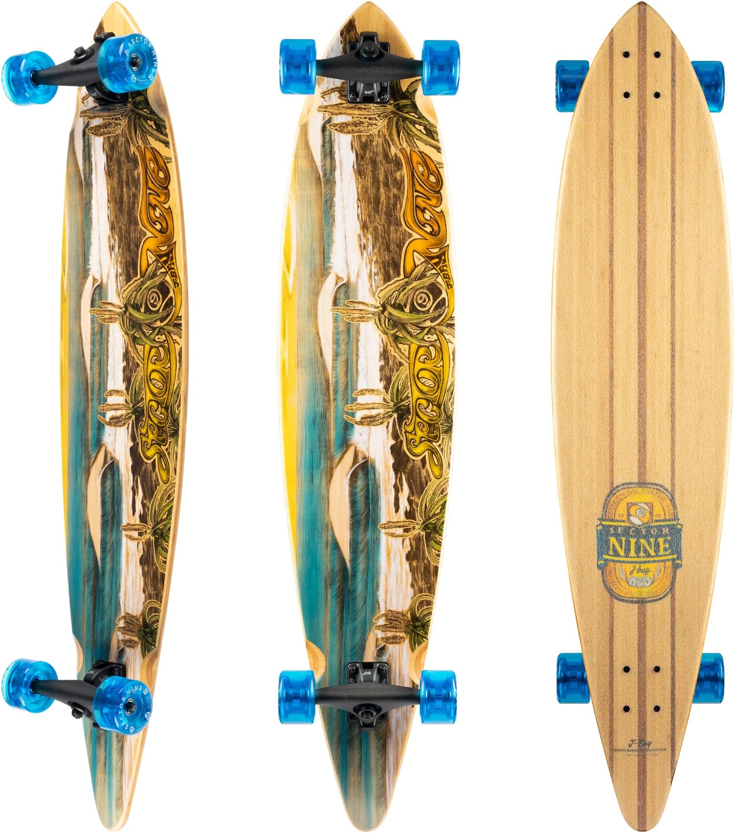 Sector 9J-Bay Complete Skate Board 44.0'' x 9.75''