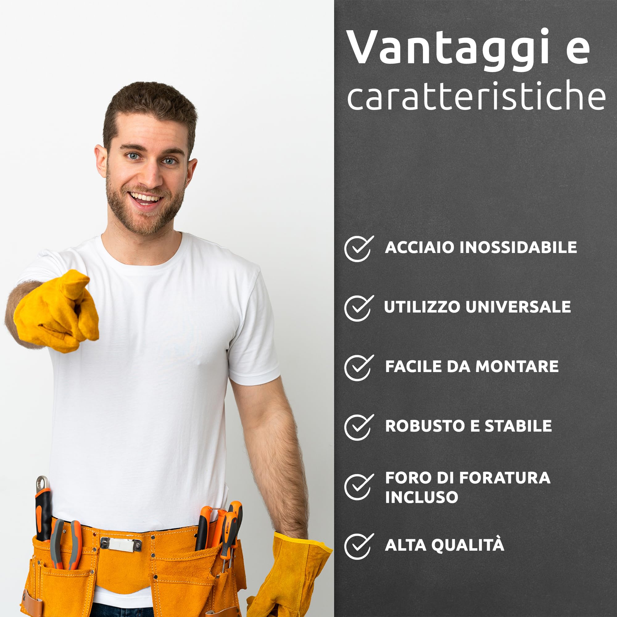 ECENCE 5 Pezzi Maxi Molla di sospensione tapparelle - Molle di fissaggio per tapparelle - Linguetta di fissaggio tapparelle - Gancio di fissaggio tapparelle