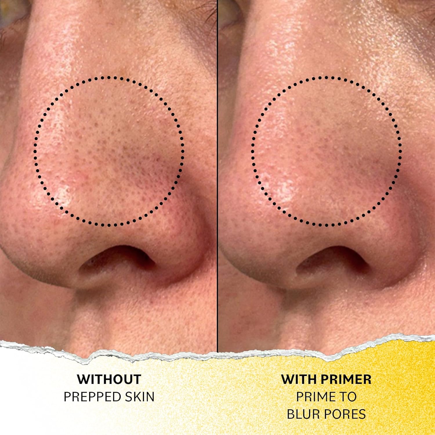 DERMA E Face Primer, Vitamin C Luminous 2-in-1 Brighten & Blur Primer, 1 Fl Oz, Stabilized Vitamin C, Hyaluronic Acid & Aloe Vera, Blurs Appearance of Pores, Wear Under Makeup for All Day Hold - Image 6