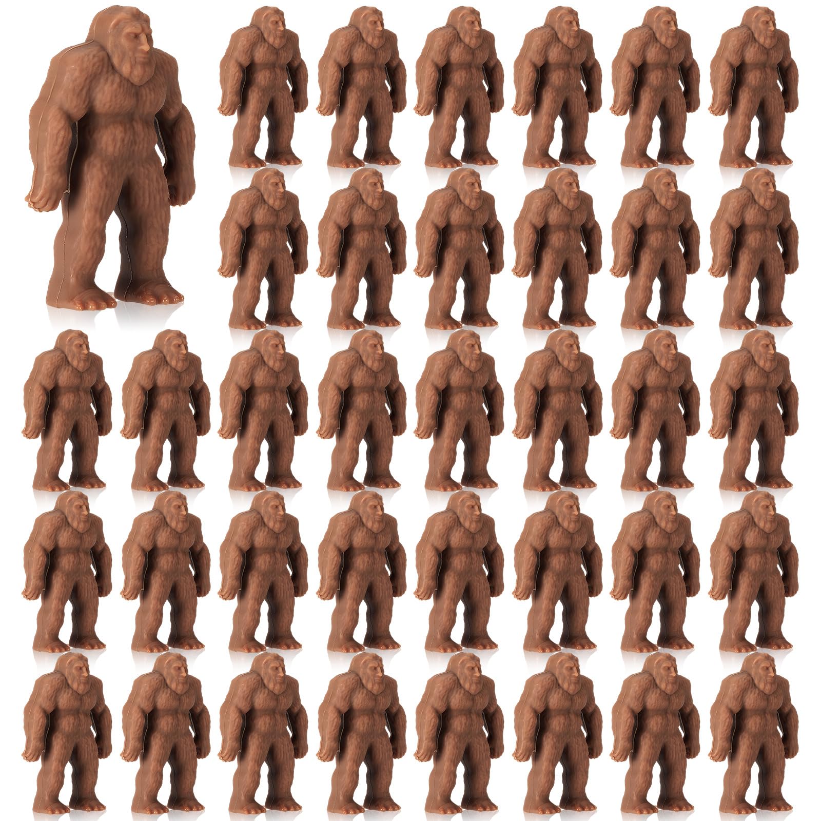 Photo 1 of Chunful 50 Pcs Mini Bigfoot Figurines Gifts Little Sasquatch Bulk Miniature Bigfoot for Party Favors Sasquatch Fans Valentine Birthday Gifts for Men Women Home Bookcase Living Room Scenes Decor