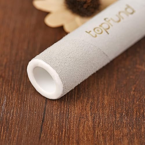 Vista 3 de Topfund - Cuencos de cristal para crear notas de sonido de vibración, Nota del chakra del corazón F, 8 pulgadas Nota F+Caja