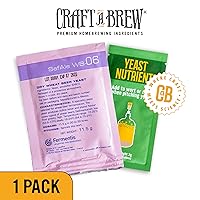 Vista 3 de Craft A Brew - Safale WB-06 Levadura seca - Levadura seca de cerveza de trigo alemán - para cervezas de trigo - Ingredientes para elaboración casera
