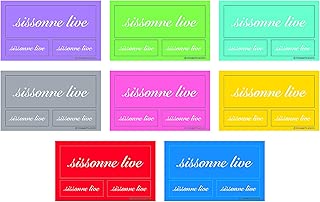 シソンヌライブ ステッカー （8色セット）