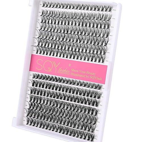 Miniatura 7 de Eyeash - Extensiones de pestañas en racimo para bricolaje, 100 unidades, pestañas individuales naturales, onduladas, extensiones de pestañas en