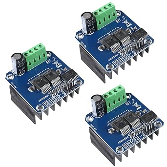 Alinan 3pcs BTS7960 43A High Power Motor Driver Module/Smart Car Driver Module Current Limit