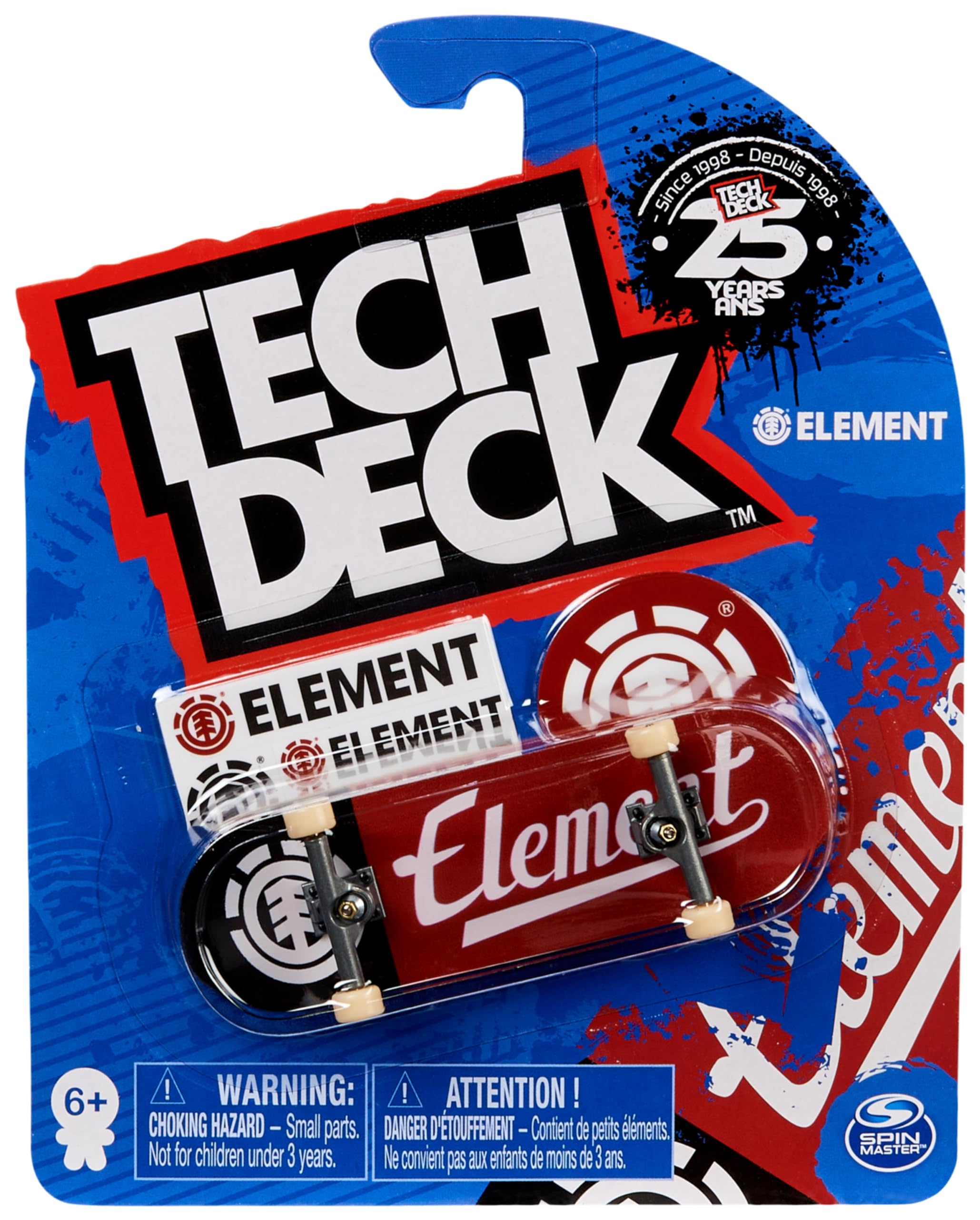 Tech Deck - Fingerboard o Finger Skate: Auténtico Skate de Dedos 96 mm Personalizable - Modelo Aleatorio - Juguetes Niños 6 años + Regalo Niño 6 años +