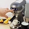 Petra PT5240 Espresso Coffee Machine - Milk Frothing Wand, 1.4L, Single & Double Shot, Stylish & Compact, 15-Bar Pressure, Barista Style Coffee, Latte, Cappuccino, Ground Coffee Compatible, 1465W