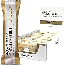 Barebells - Protein Bars - 20g Protein x Bar - Low in Sugar and Calories - Without Palm Oil - White Salty Peanut (12 Bars x 55g)