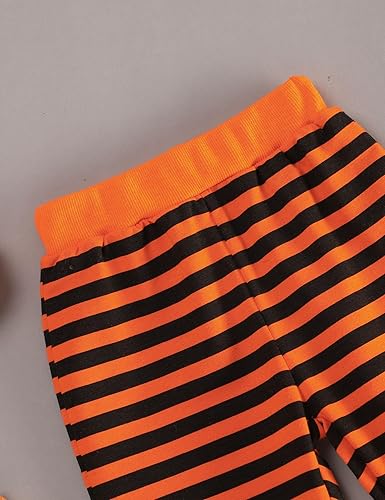 Miniatura 6 de RCPATERN My First Halloween - Conjunto de ropa para bebé recién nacido, con capucha y pantalones de calabaza, conjunto de ropa de Halloween, Calabaza