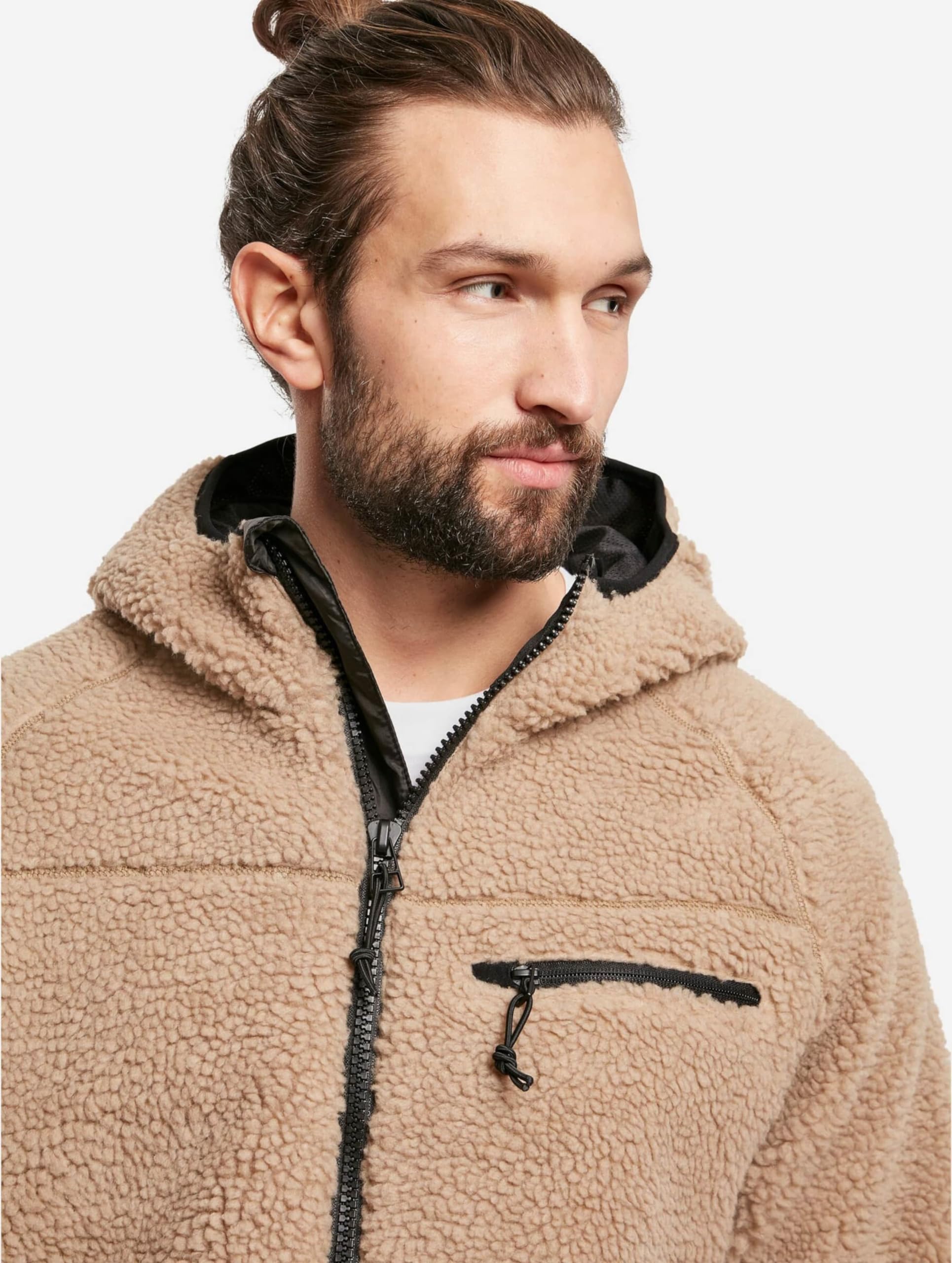 Brandit Chaqueta Polar Hombre Chaqueta entre-tiempo Camuflaje oscuro