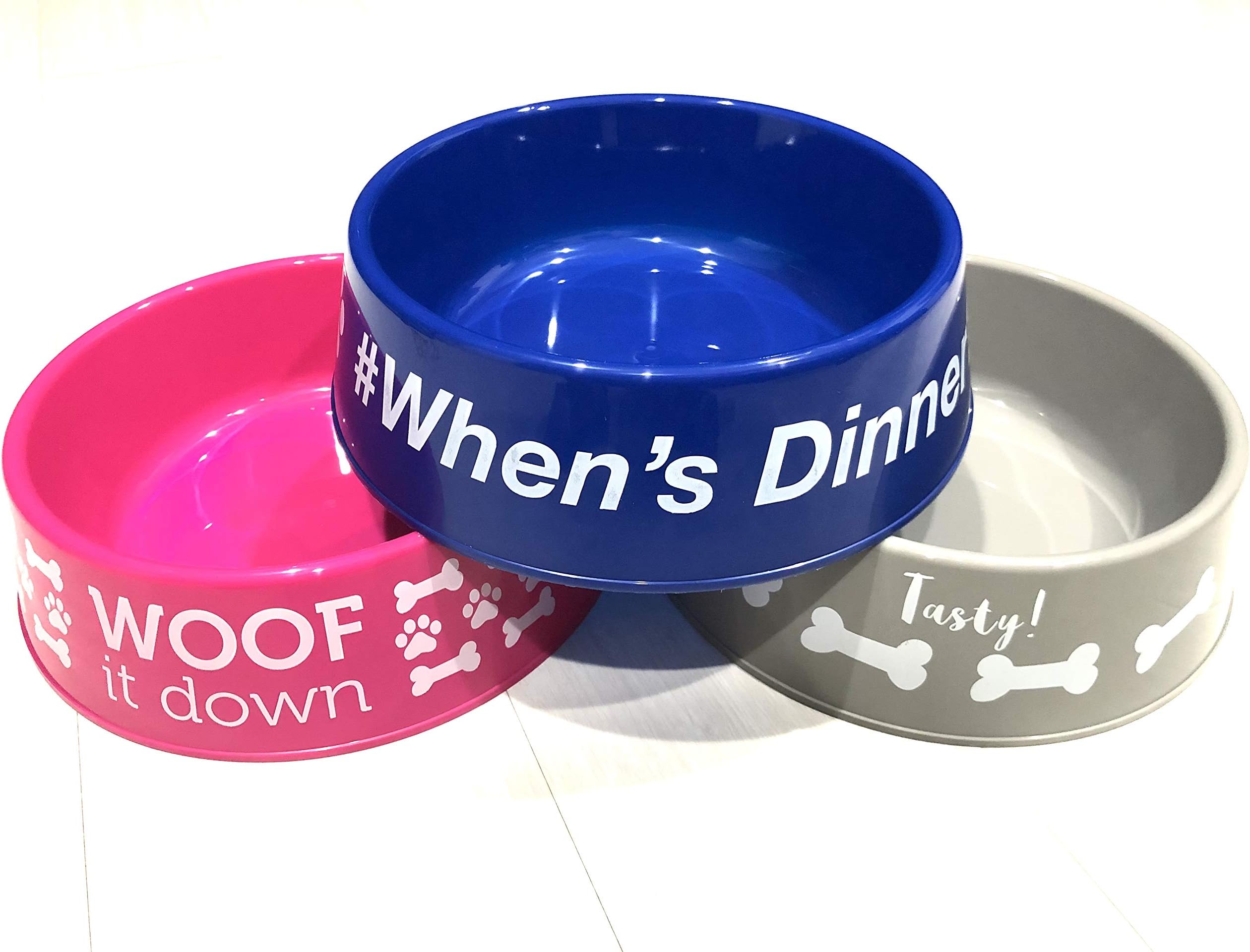 Round Plastic Pet Bowls