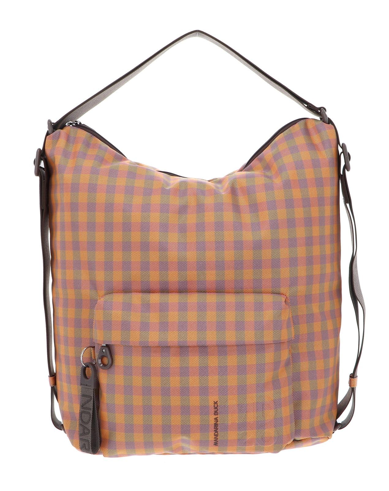 Mandarina Duck Women's Md20 Backpack, Vichy Orange, Taglia Unica