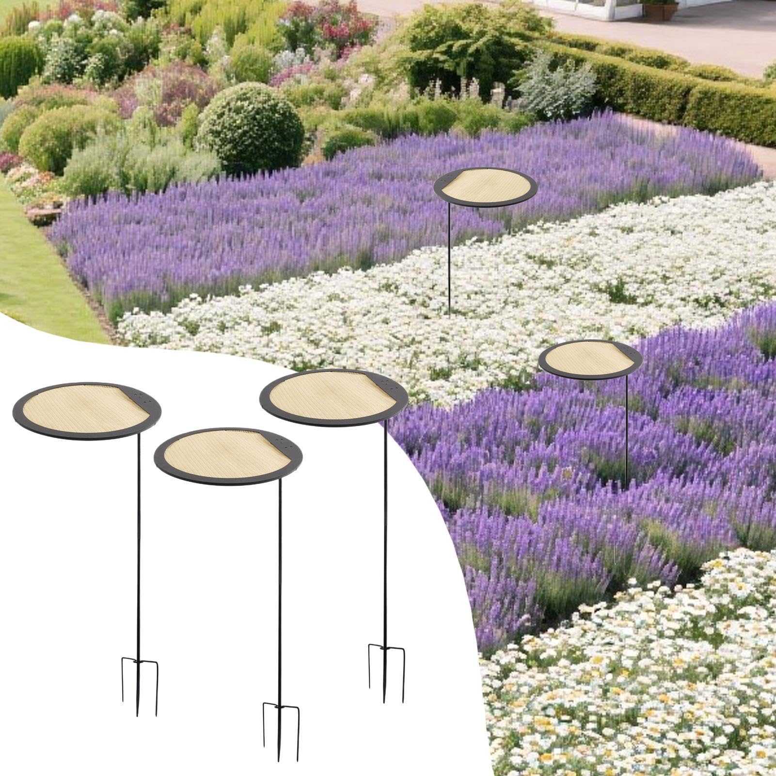 Générique Pflanzenschutz Netz | 3 Stück Gartenschirme Set, Ausziehbarer Wetterfester Schattenspender Für Garten Balkon Terrazza Poolbereich Und Hof
