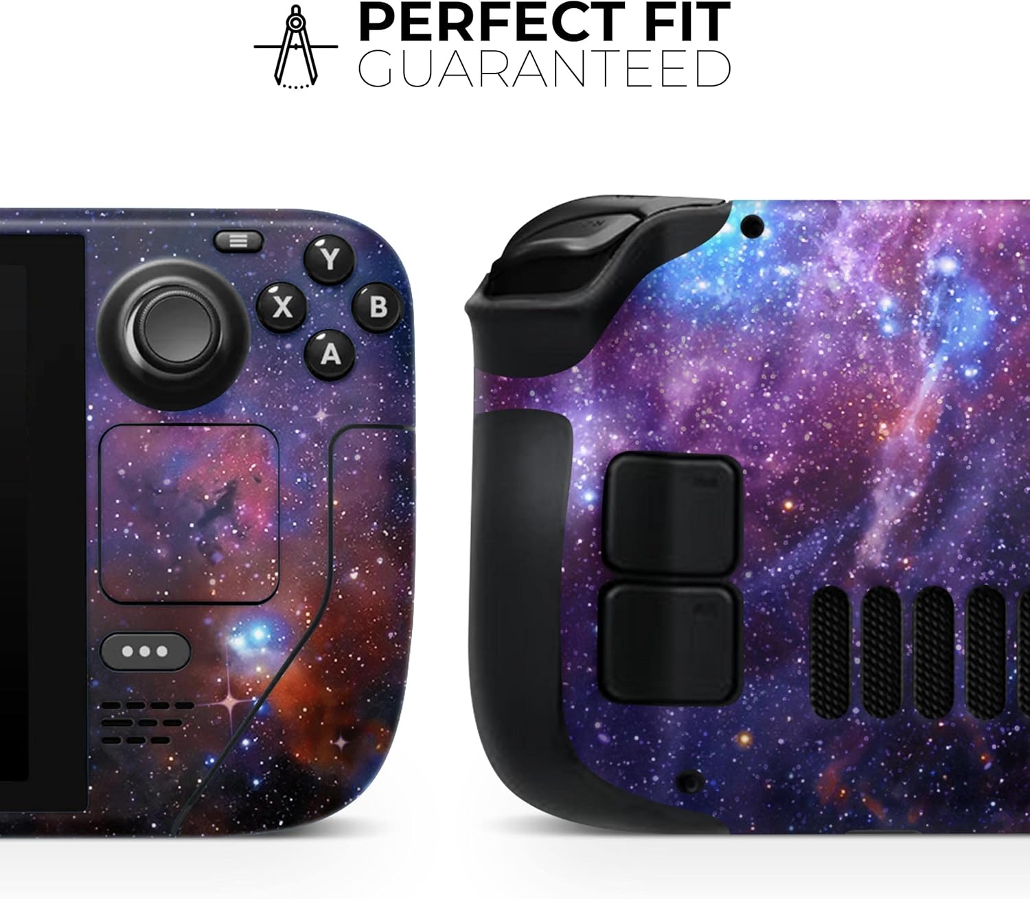 Compatible with Steam Deck - Skin Decal Protective Scratch-Resistant Removable Vinyl Wrap Cover - Glowing Deep Space