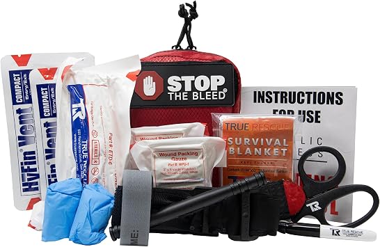 Stop The Bleed Kit, Individual, Nylon, Choice of Tourniquet & Level.