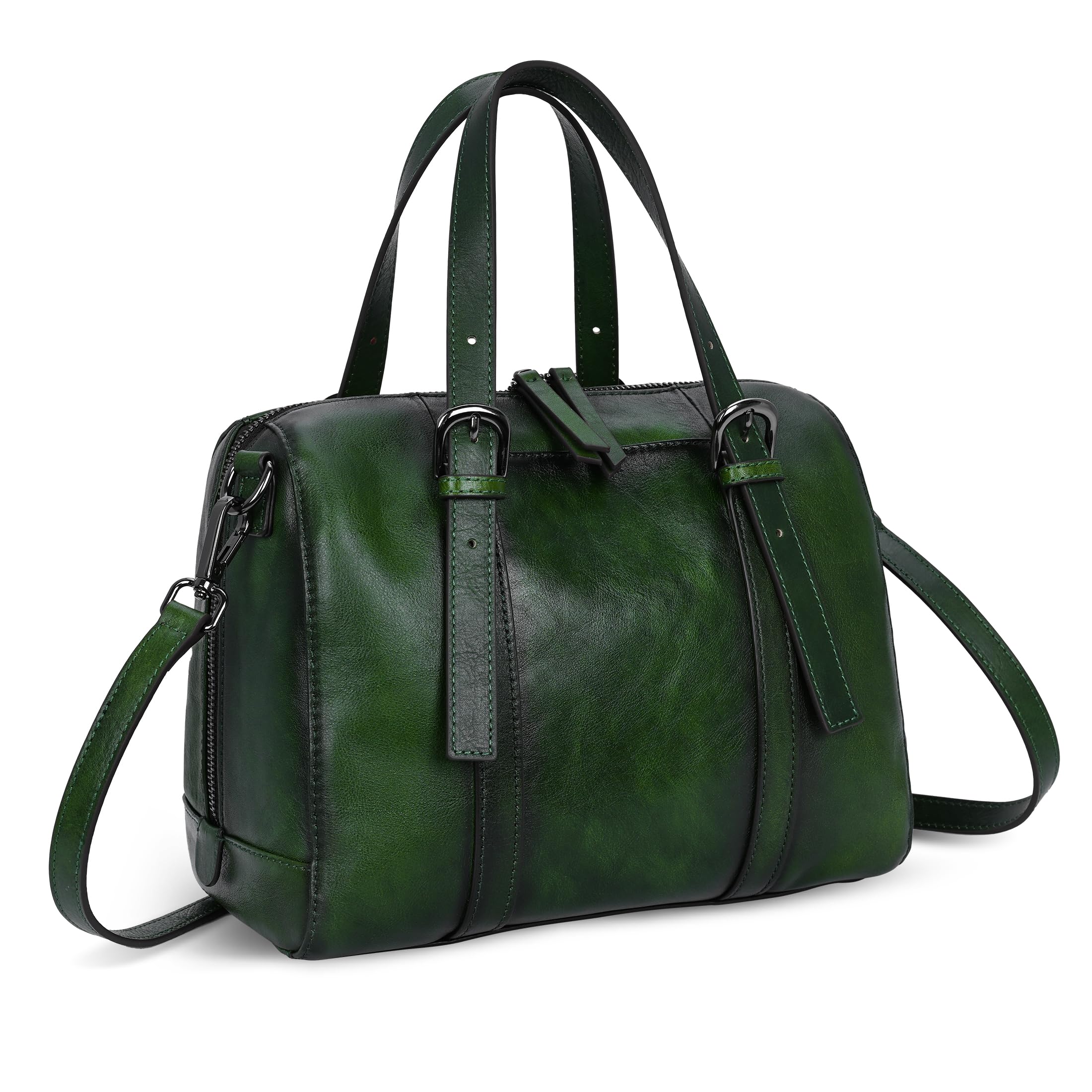 Leather Purse Satchel Bag for Women Hobo Crossbody Shoulder Tote