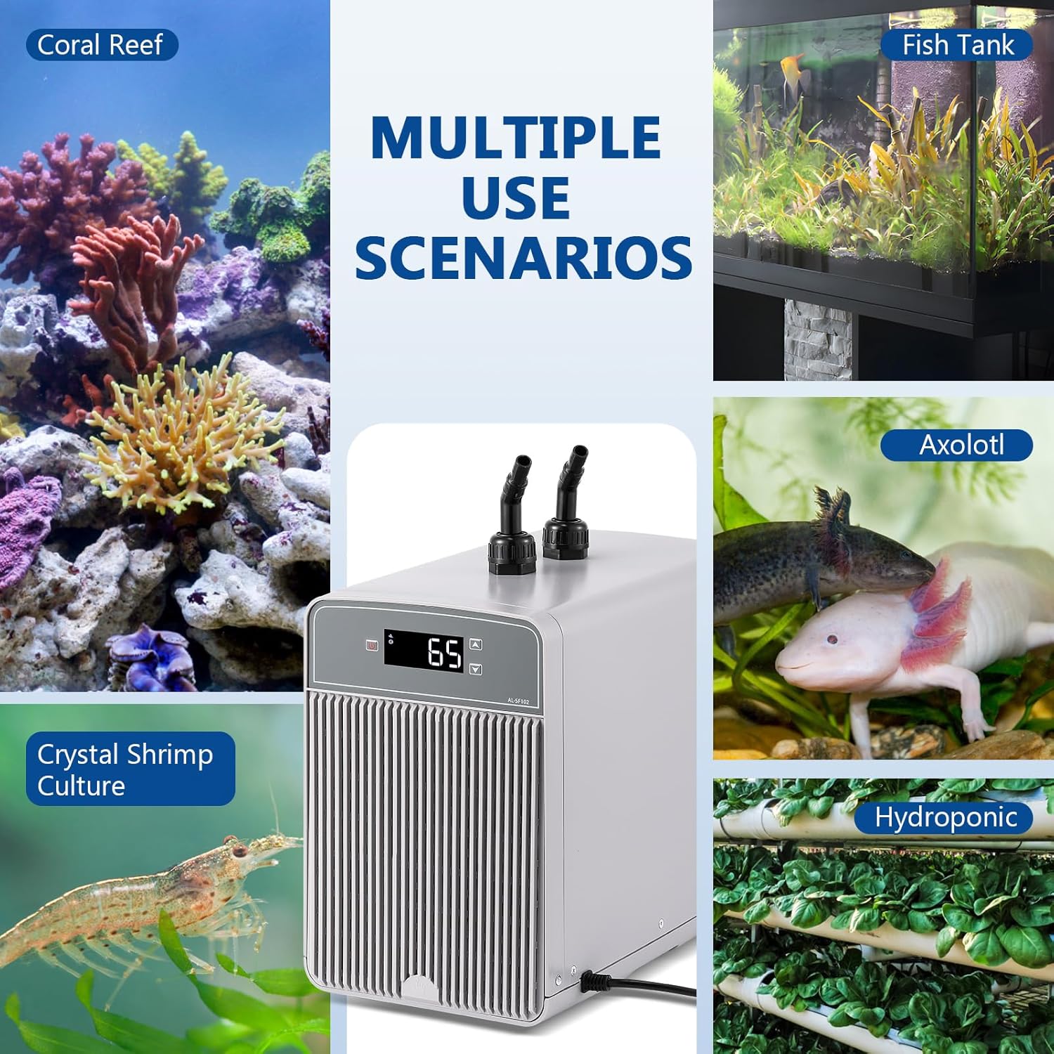 "BAOSHISHAN Aquarium Chiller 42gal" - Image 6