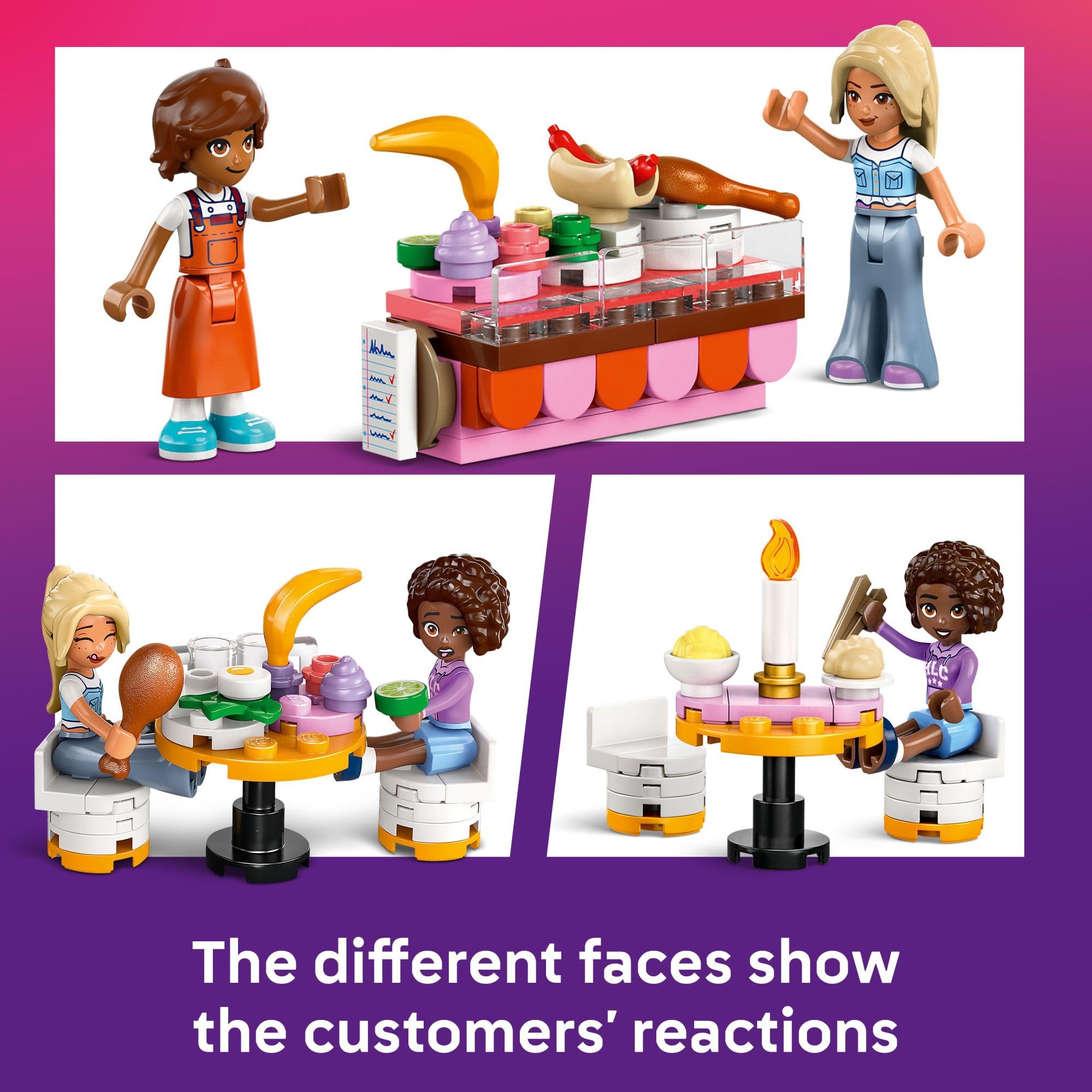 Amazon.com: LEGO Friends Restaurant and Cooking School Toy