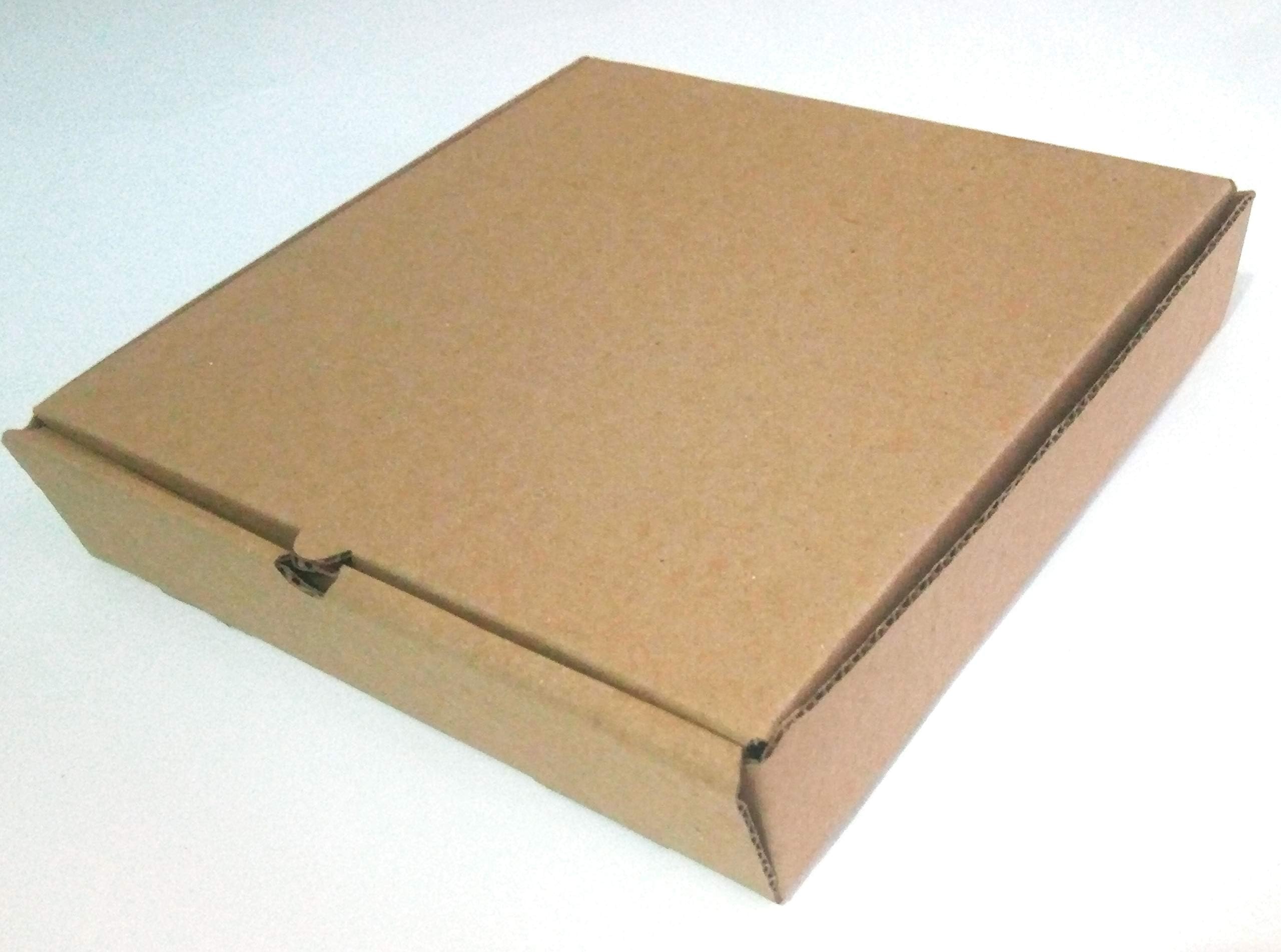 Paper Pizza Box (Brown, 12 X 12 X 15 Inch) - Set of 50 Pieces