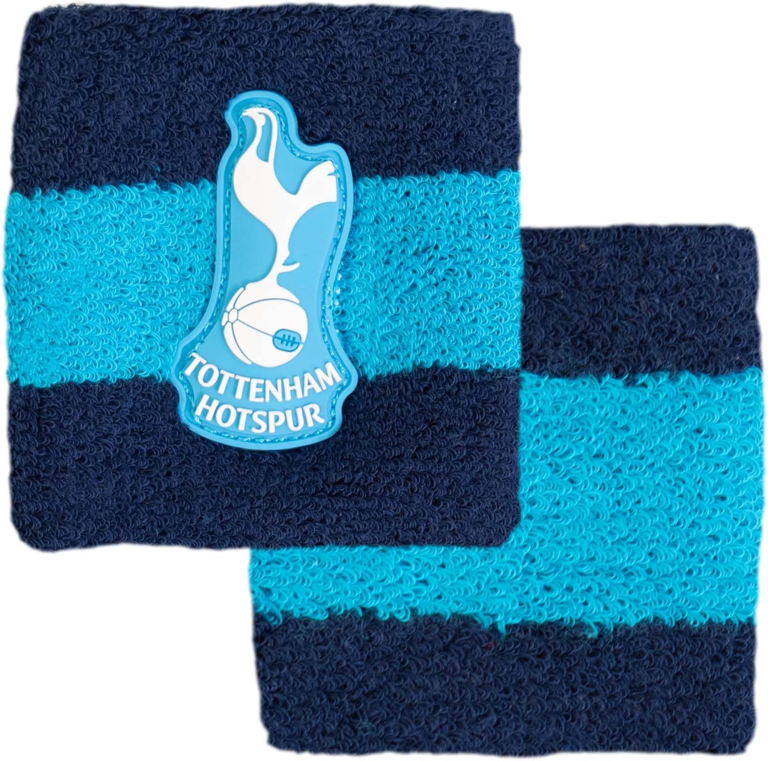 Hy-Pro Officially Licensed Tottenham F.C. Cotton Wristband | Spurs, 2 Pack, Sweatband, Kids, Adult, Unisex, Moisture Wicking Sweat Bands, Football, Running, Sports, Gym, Tennis, Exercise