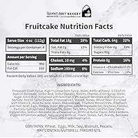 Vista 7 de Trappist Abbey Monastery Pastel de frutas - Pastel navideño con frutas confitadas y nueces - Pastel de frutas tradicional empapado en brandy de 120