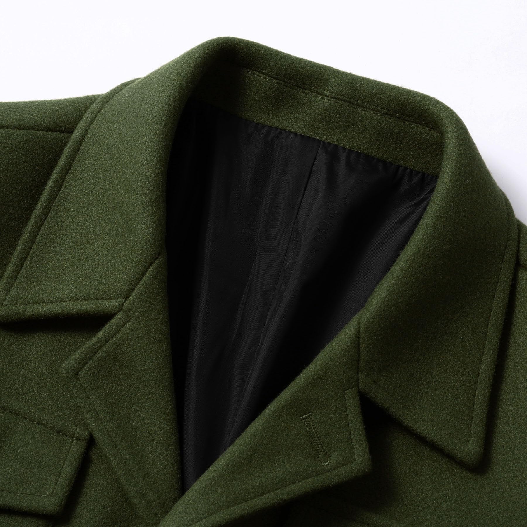 Allthemen Cappotto Uomo in Lana Corto Casual Parka Giacca Invernale Caldo Trench Sciolto con Risvolto