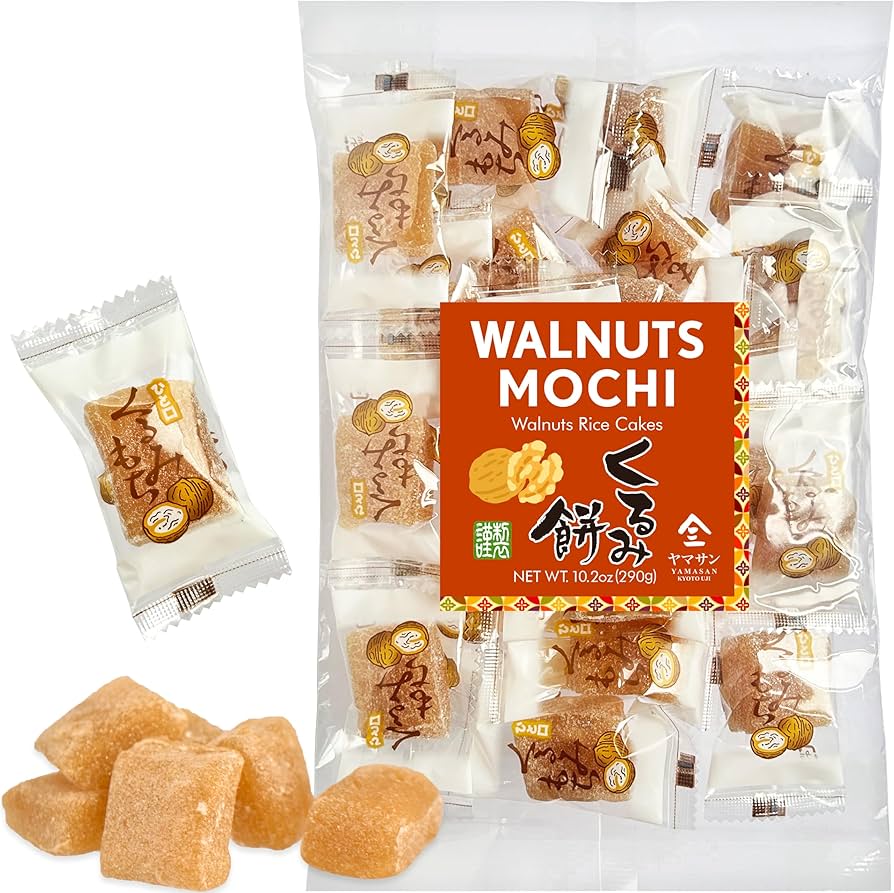 Amazon.com: YAMASAN KYOTO UJI Japanese Walnuts Mochi Candies