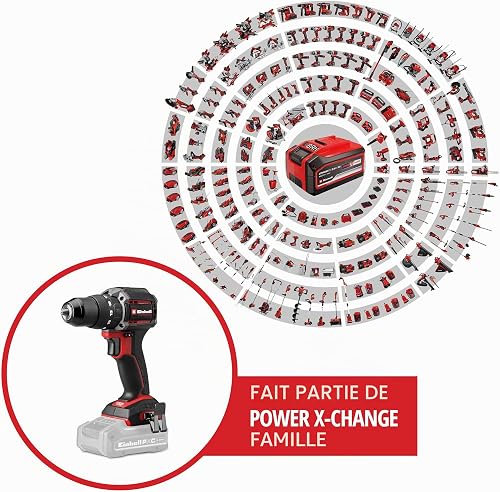 Einhell Professional Cordless Impact Drill 18V Power X-Change, Brushless, 70Nm, Anti-Kickback, 13-mm Drill Chuck, 2 Speeds, Without Battery TP-CD 18/70-C Li-i BL - Solo - 2