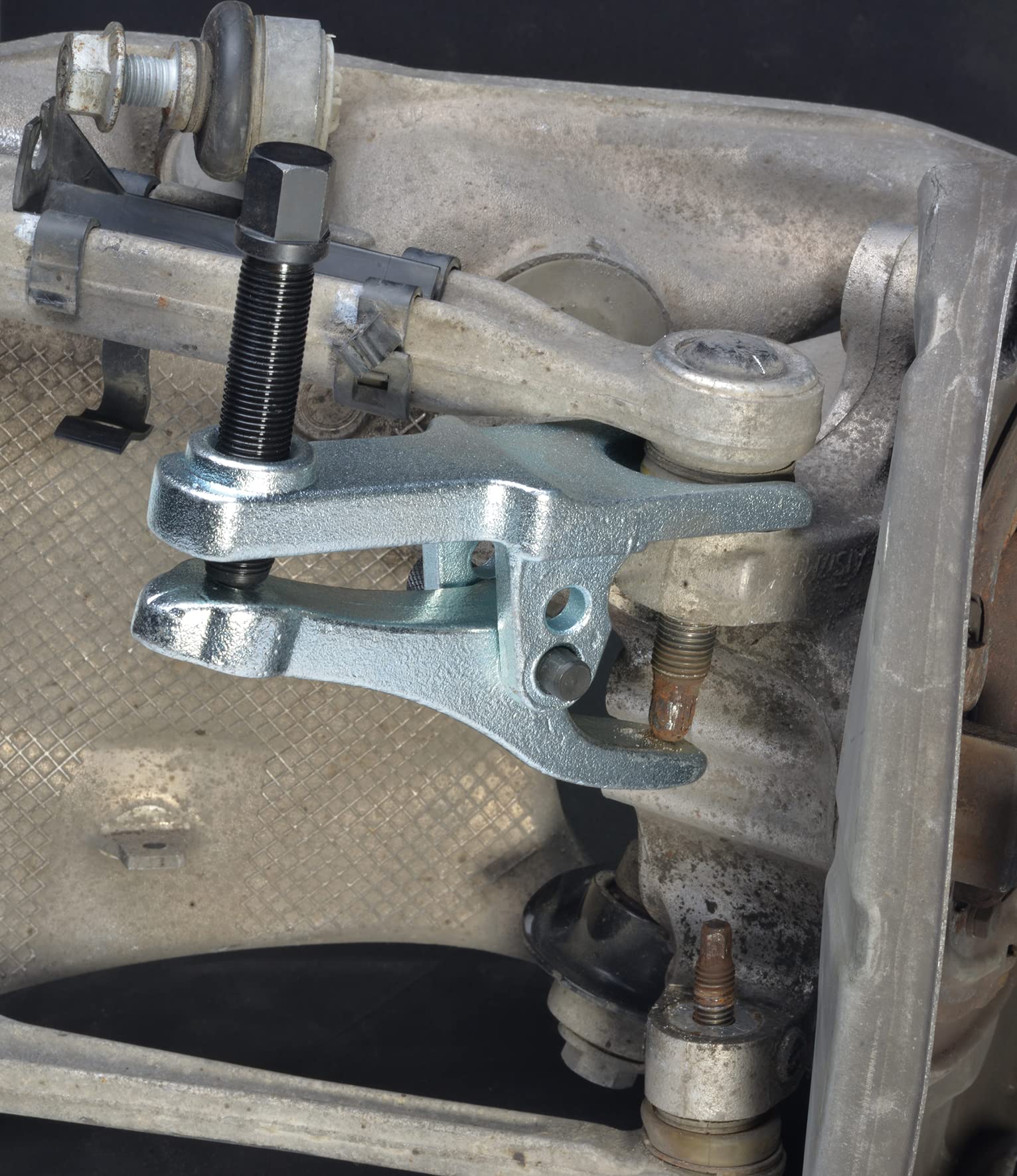 SW-Stahl 12100L Estrattore Bulloni Snodati per Auto, 22 x 50 mm | Separatore per giunti sferici e testine sterzo, attrezzo universale in acciaio per officina meccanica