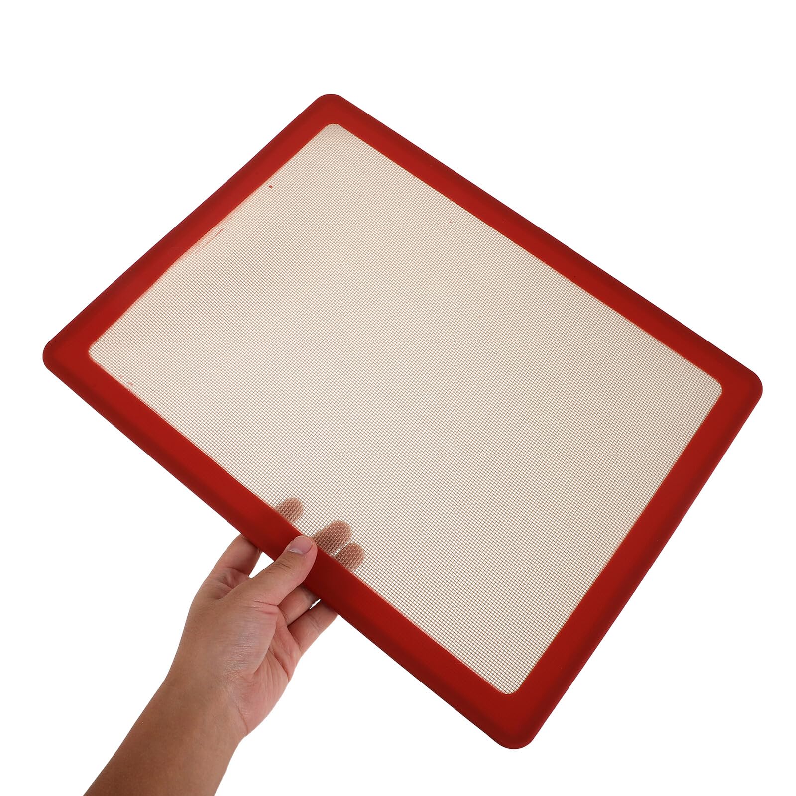 COLLBATH Silikon-backmatte für Backblech Antihaft-teigausrollmatte Wiederverwendbare Ofenmatte für Kuchen Brot und Gebäck