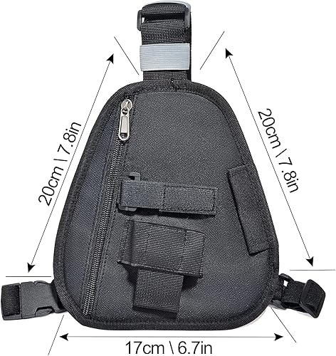 Miniatura 8 de Paquete de cofre universal para radio, Walkie-Talkie, soporte de nailon, funda frontal, accesorios para Baofeng UV5R, Kenwood, Yaesu, Motorola,