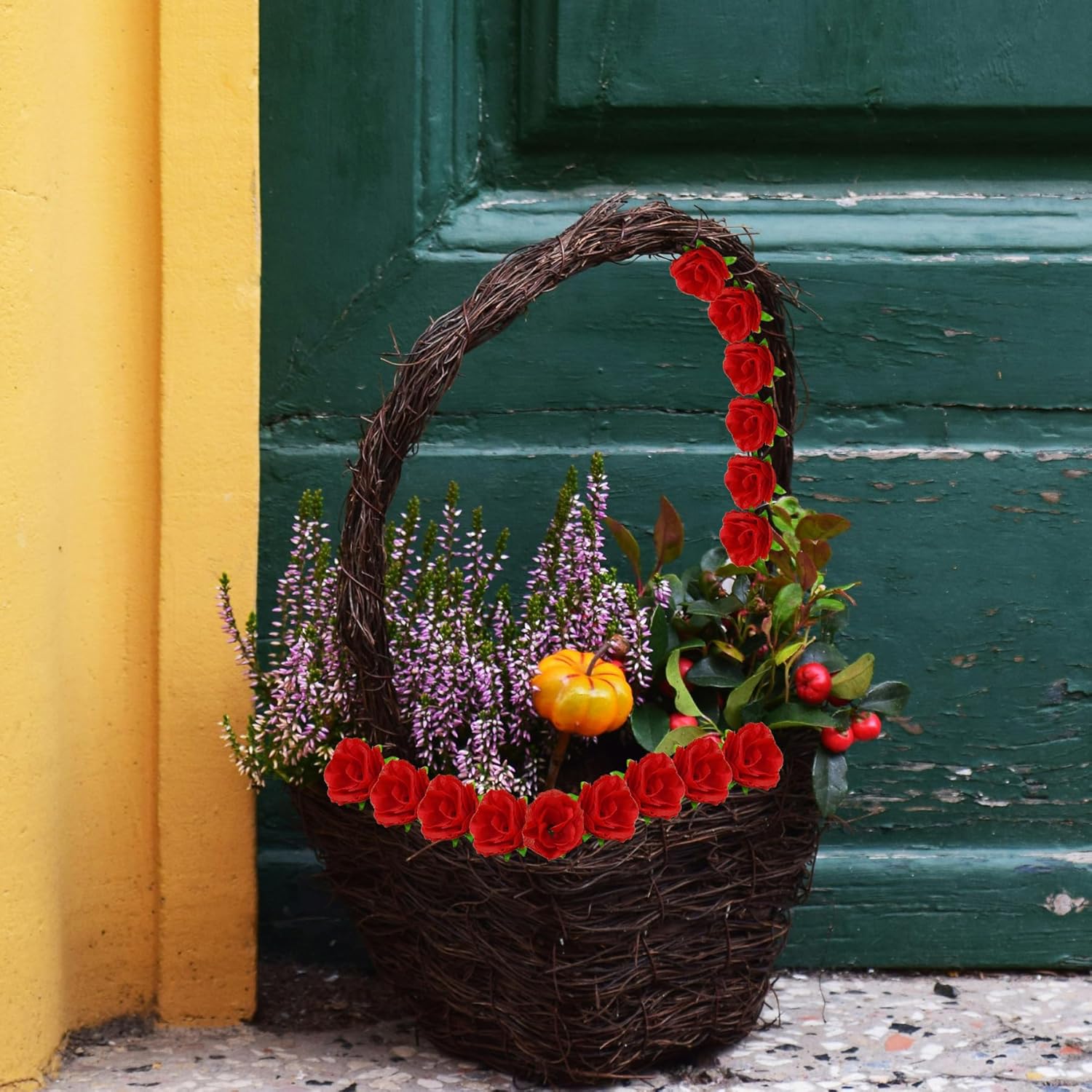 100Pcs 1.3 Inches Mini Red Roses Artificial Flowers Mini Rose Flowers for Crafts Fake Small Silk Rose Head for Wedding Bouquet DIY Party Table Centerpieces Decor - Image 8