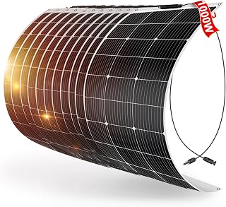 DOKIO 1000W (10×100W) 유연한 태양열 패널 12V 배터리 충전을 위한 18V 단결정, MC4가 있는 반 유연한 ETFE, RV 보트 캠퍼 밴 트레일러 오프 그리드 사용을 위한 시리즈/병렬